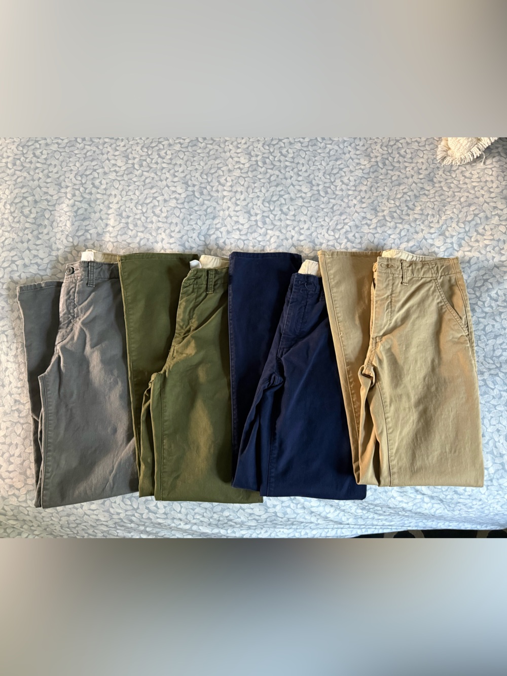 GAP Kids Chinos in Navy, Olive, Tan, Gray